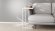 Столик приставний Террі Ferrum-decor 650x440x330 Білий метал ДСП Дуб Сонома 16 мм (FRD-104658)