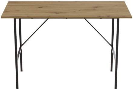 Стіл письмовий Line Тайм Ferrum-decor 750x1000x600 Чорний метал ДСП Дуб Артизан 16 мм (FRD-104876) Стіл письмовий Line Тайм Ferrum-decor 750x1000x600 Чорний метал ДСП Дуб Артизан 16 мм (FRD-104876)