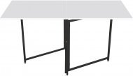 Стіл трансформер книга Панама Ferrum-decor 75x148x68 Чорний метал ДСП Білий 16 мм (FRD-106831) Стіл трансформер книга Панама Ferrum-decor 75x148x68 Чорний метал ДСП Білий 16 мм (FRD-106831)