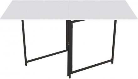 Стіл трансформер книга Панама Ferrum-decor 75x148x68 Чорний метал ДСП Білий 16 мм (FRD-106831) Стіл трансформер книга Панама Ferrum-decor 75x148x68 Чорний метал ДСП Білий 16 мм (FRD-106831)