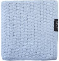 Плед плетений Premium Merino Butterfly 80x100 см Baby Blue lullalove-0536
