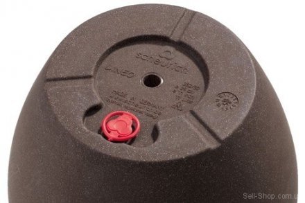 Кашпо для квітів Lineo пластик 30 гранітно-коричневий 56527 Кашпо для квітів Lineo пластик 30 гранітно-коричневий 56527