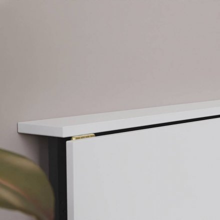Стіл розкладний Моріс Ferrum-decor 750x1000x600 Чорний метал ДСП Біле 16 мм (FRD-104669) Стіл розкладний Моріс Ferrum-decor 750x1000x600 Чорний метал ДСП Біле 16 мм (FRD-104669)
