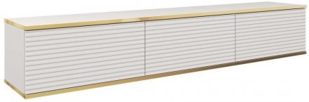 Тумба під телевізор навісна Perfect Home Оро / Oro 3-дверна RTV175 MDF Білий (PFH-091364) Тумба під телевізор навісна Perfect Home Оро / Oro 3-дверна RTV175 MDF Білий (PFH-091364)