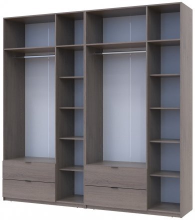 Комплект шаф для одягу Doros Лукас (2 шт.) 240х50х240 см Канноло (DRS-011850) Комплект шаф для одягу Doros Лукас (2 шт.) 240х50х240 см Канноло (DRS-011850)