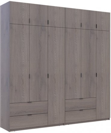 Комплект шаф для одягу Doros Лукас (2 шт.) 240х50х240 см Канноло (DRS-011850) Комплект шаф для одягу Doros Лукас (2 шт.) 240х50х240 см Канноло (DRS-011850)
