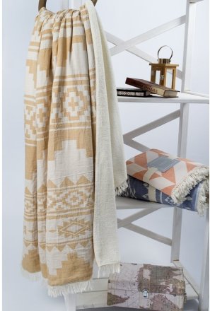 Плед мікроплюш Rug Throw mustard 130х170 см 2000022192989 Плед мікроплюш Rug Throw mustard 130х170 см 2000022192989