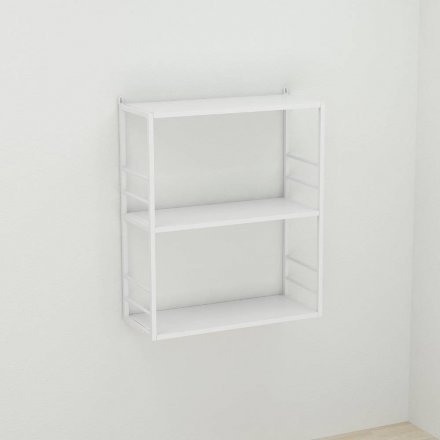 Книжкова полиця універсальна Ferrum-decor Стім 2 74x63x26 білий ДСП Біле 16мм (FRD-104109) Книжкова полиця універсальна Ferrum-decor Стім 2 74x63x26 білий ДСП Біле 16мм (FRD-104109)