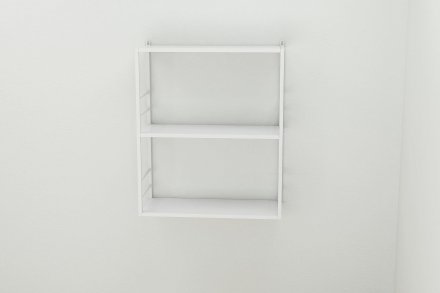 Книжкова полиця універсальна Ferrum-decor Стім 2 74x63x26 білий ДСП Біле 16мм (FRD-104109) Книжкова полиця універсальна Ferrum-decor Стім 2 74x63x26 білий ДСП Біле 16мм (FRD-104109)