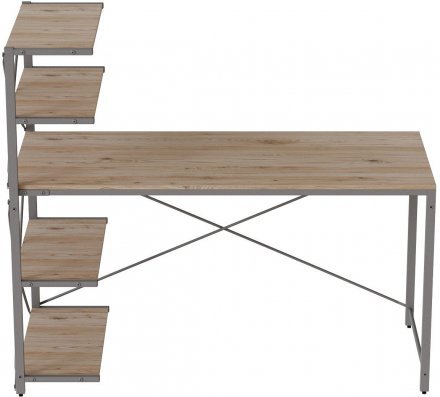 Комп'ютерний стіл Ferrum-decor Джек 75x140x60 Сірий ДСП Дуб Сан-Марино (FRD-104415)