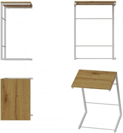 Столик приставний Террі Ferrum-decor 650x440x330 Білий метал ДСП Дуб Артизан 16 мм (FRD-104660) Столик приставний Террі Ferrum-decor 650x440x330 Білий метал ДСП Дуб Артизан 16 мм (FRD-104660)