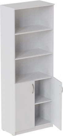 Шафа Анжело Ferrum-decor на 5 полиць з 2 дверима 1900x700x380 ДСП Біле 16 мм (FRD-105031) Шафа Анжело Ferrum-decor на 5 полиць з 2 дверима 1900x700x380 ДСП Біле 16 мм (FRD-105031)