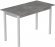 Стіл кухонний Ferrum-decor Маріо 75x120x80 Білий ДСП Бетон 16мм (FRD-105588)