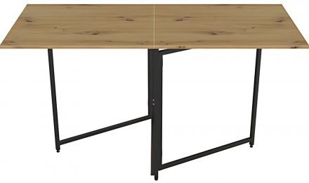 Стіл трансформер книжка Панама Ferrum-decor 75x148x68 Чорний метал ДСП Дуб Артизан 16 мм (FRD-106832) Стіл трансформер книжка Панама Ferrum-decor 75x148x68 Чорний метал ДСП Дуб Артизан 16 мм (FRD-106832)