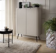 Комод Perfect Home Зова / Zova 2-дверний з чорними ніжками K103 Кашемір (PFH-091283)