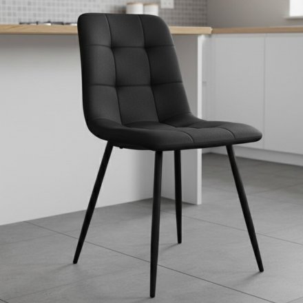 Стілець PM-003 Perfect Home Чорний (PFH-092069) Стілець PM-003 Perfect Home Чорний (PFH-092069)