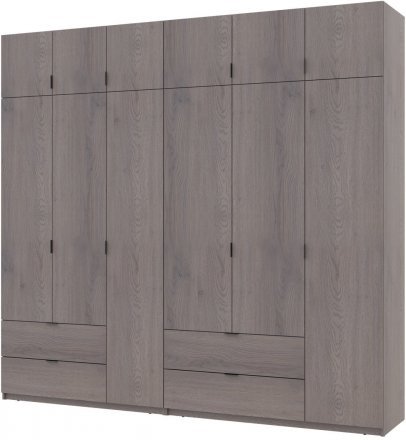Комплект шаф для одягу Doros Лукас (2 шт.) 255х50х240 см Канноло (DRS-011851) Комплект шаф для одягу Doros Лукас (2 шт.) 255х50х240 см Канноло (DRS-011851)