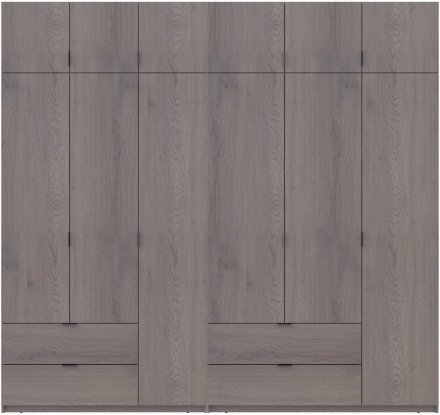 Комплект шаф для одягу Doros Лукас (2 шт.) 255х50х240 см Канноло (DRS-011851) Комплект шаф для одягу Doros Лукас (2 шт.) 255х50х240 см Канноло (DRS-011851)