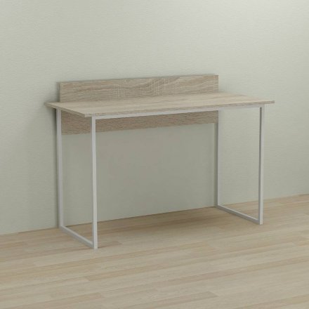 Письмовий стіл Ferrum-decor Скай 75x100x60 білий ДСП Дуб Сонома 16мм (FRD-101062)