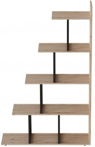 Етажерка Ferrum-decor Стелла 1600x1020x300 Чорний метал ДСП Дуб Сан-Марино (FRD-103464)