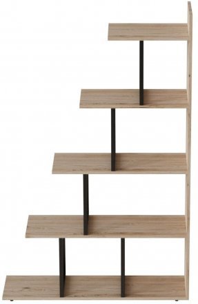 Етажерка Ferrum-decor Стелла 1600x1020x300 Чорний метал ДСП Дуб Сан-Марино (FRD-103464) Етажерка Ferrum-decor Стелла 1600x1020x300 Чорний метал ДСП Дуб Сан-Марино (FRD-103464)