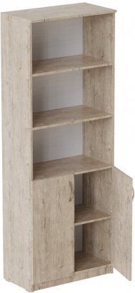 Шафа Анжело Ferrum-decor на 5 полиць з 2 дверима 1900x700x380 ДСП Дуб Сан-Марино 16 мм (FRD-105032)