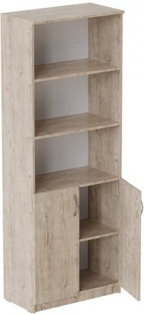 Шафа Анжело Ferrum-decor на 5 полиць з 2 дверима 1900x700x380 ДСП Дуб Сан-Марино 16 мм (FRD-105032)