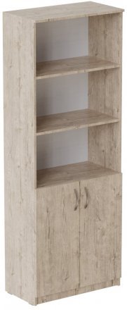 Шафа Анжело Ferrum-decor на 5 полиць з 2 дверима 1900x700x380 ДСП Дуб Сан-Марино 16 мм (FRD-105032)