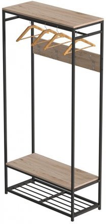 Вішалка модульна підлогова Ferrum-decor Треліс 15 180x90x38 чорний ДСП Дуб Сан-Марино 16мм (FRD-104362) Вішалка модульна підлогова Ferrum-decor Треліс 15 180x90x38 чорний ДСП Дуб Сан-Марино 16мм (FRD-104362)