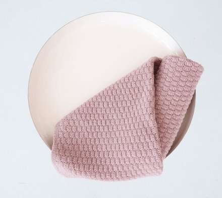 Плед плетений Premium Merino Butterfly 80x100 см Powder Pink lullalove-0567 Плед плетений Premium Merino Butterfly 80x100 см Powder Pink lullalove-0567