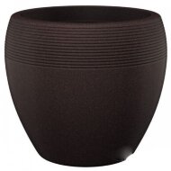 Кашпо для квітів Lineo пластик 30 коричневий 56606 Кашпо для квітів Lineo пластик 30 коричневий 56606