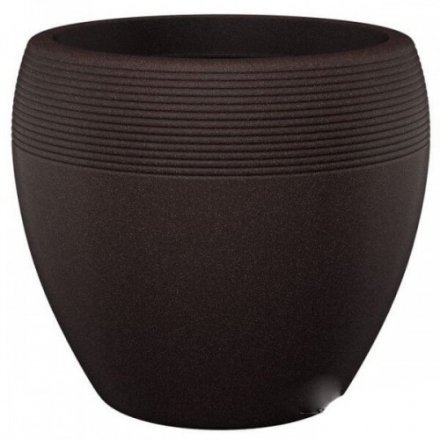 Кашпо для квітів Lineo пластик 30 коричневий 56606 Кашпо для квітів Lineo пластик 30 коричневий 56606