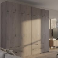 Комплект шаф для одягу Doros Лукас (2 шт.) 270х50х240 см Канноло (DRS-011852)