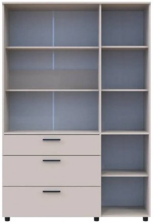 Шафа для одягу Doros Торн Кашемір 3 ДСП/3Ш (полиці) 135х51.6х200 (DRS-012060)
