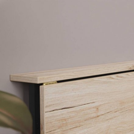 Стіл розкладний Моріс Ferrum-decor 750x1000x600 Чорний метал ДСП Дуб Сан-Марино 16 мм (FRD-104670) Стіл розкладний Моріс Ferrum-decor 750x1000x600 Чорний метал ДСП Дуб Сан-Марино 16 мм (FRD-104670)