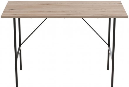 Стіл письмовий Line Тайм Ferrum-decor 750x1200x500 Чорний метал ДСП Дуб Сан-Марино 16 мм (FRD-104879) Стіл письмовий Line Тайм Ferrum-decor 750x1200x500 Чорний метал ДСП Дуб Сан-Марино 16 мм (FRD-104879)