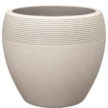 Кашпо для квітів Lineo пластик 30 песочный 56521 Кашпо для квітів Lineo пластик 30 песочный 56521