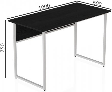 Комп'ютерний стіл Ferrum-decor Коді 75x100x60 білий ДСП Сосна Кембра 32мм (FRD-101190)