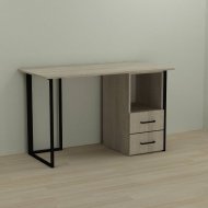 Письмовий стіл Ferrum-decor Отто 75x120x70 чорний ДСП Дуб Сонома 16мм (FRD-103592) Письмовий стіл Ferrum-decor Отто 75x120x70 чорний ДСП Дуб Сонома 16мм (FRD-103592)