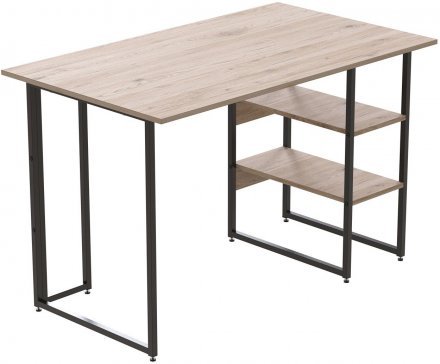Комп'ютерний стіл Ferrum-decor Кевін 75x140x70 чорний ДСП Дуб Сан-Марино 32мм (FRD-103845) Комп'ютерний стіл Ferrum-decor Кевін 75x140x70 чорний ДСП Дуб Сан-Марино 32мм (FRD-103845)