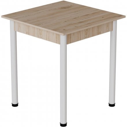 Стіл кухонний Ferrum-decor Агата 75x70x70 Білий ДСП Сан-Марино 16мм (FRD-105633)