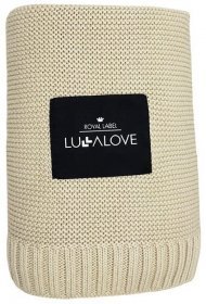Бамбуковий плетений плед Classic 80х100 см Milk Coffee lullalove-0355 Бамбуковий плетений плед Classic 80х100 см Milk Coffee lullalove-0355
