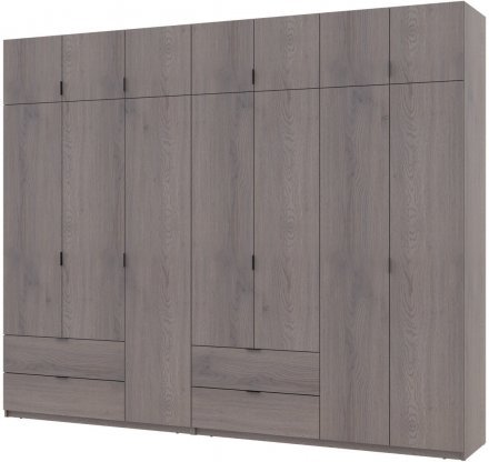 Комплект шаф для одягу Doros Лукас (2 шт.) 295х50х240 см Канноло (DRS-011854) Комплект шаф для одягу Doros Лукас (2 шт.) 295х50х240 см Канноло (DRS-011854)