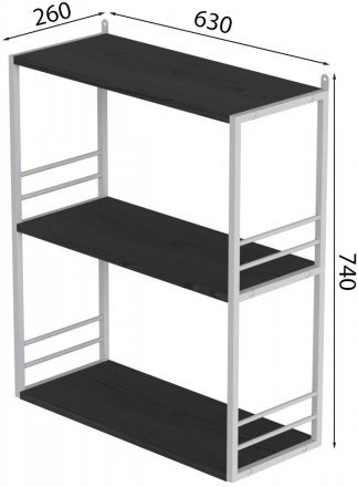 Книжкова полиця універсальна Ferrum-decor Стім 2 74x63x26 білий ДСП Сосна Кембра 16мм (FRD-104114) Книжкова полиця універсальна Ferrum-decor Стім 2 74x63x26 білий ДСП Сосна Кембра 16мм (FRD-104114)