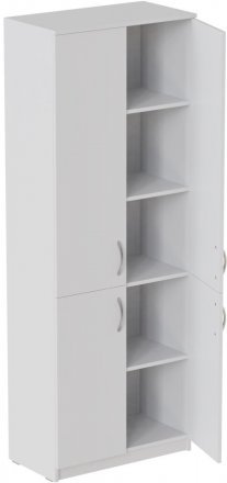 Шафа Анжело Ferrum-decor на 5 полиць із 4 дверима 1900x700x380 ДСП Біле 16 мм (FRD-105037)