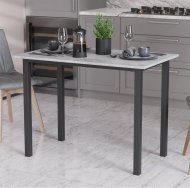 Стіл універсальний Knap Ferrum-decor 750x1400x700 Чорний метал ДСП Бетон 16 мм (FRD-106384) Стіл універсальний Knap Ferrum-decor 750x1400x700 Чорний метал ДСП Бетон 16 мм (FRD-106384)