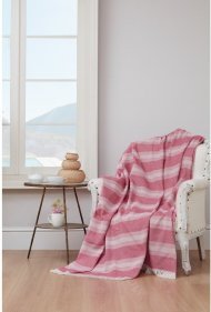 Плед-накидка Denizli Kareli 190х220 см pembe рожевий svt-2000022283205 Плед-накидка Denizli Kareli 190х220 см pembe рожевий svt-2000022283205
