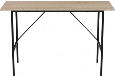 Стіл письмовий Line Тайм Ferrum-decor 750x1200x500 Чорний метал ДСП Дуб Сонома 16 мм (FRD-104881)