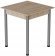 Стіл кухонний Ferrum-decor Агата 75x70x70 Сірий ДСП Сан-Марино 16мм (FRD-105634)