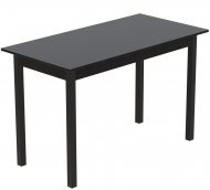 Стіл кухонний Ferrum-decor Маріо 75x120x70 Чорний ДСП Сосна Кембра 16мм (FRD-105734) Стіл кухонний Ferrum-decor Маріо 75x120x70 Чорний ДСП Сосна Кембра 16мм (FRD-105734)